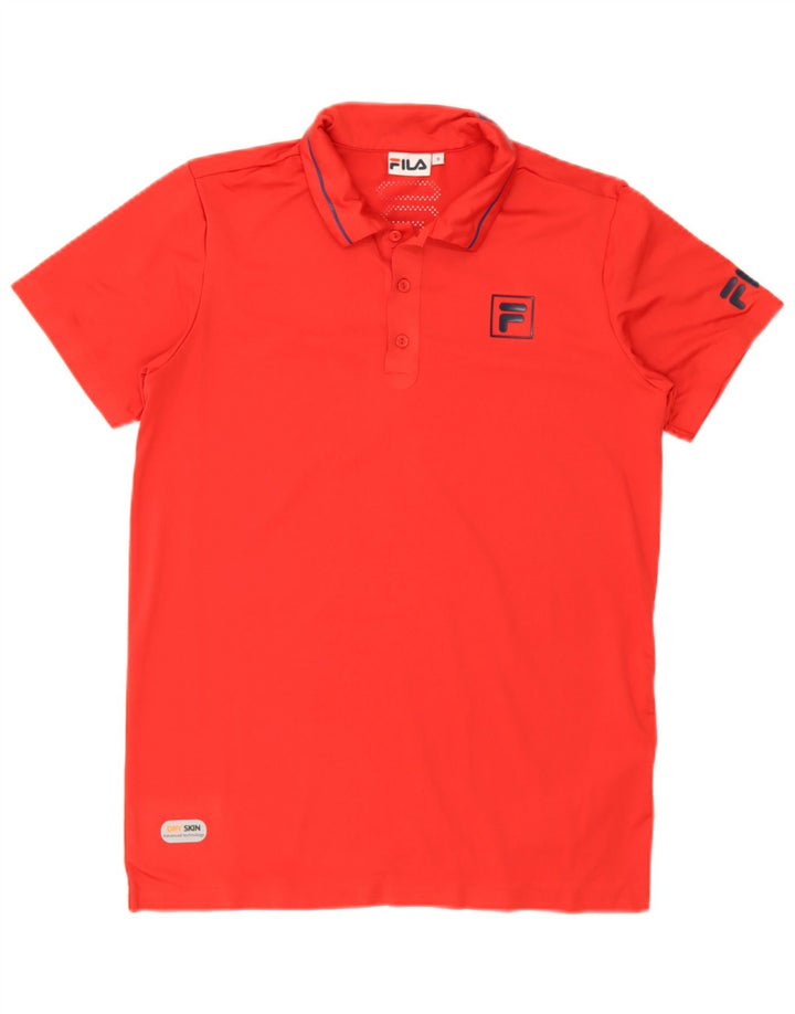 Fila Herre Polo Shirt Lille Rød Polyester