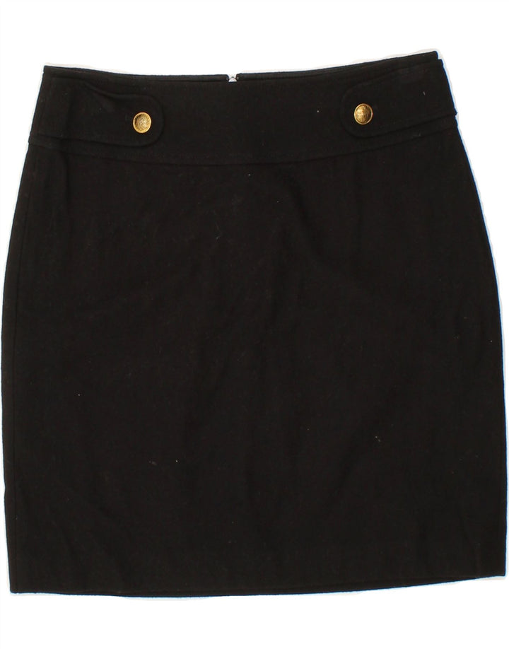 ESPRIT Womens Pencil Skirt UK 8 Small W28  Black Wool Vintage Esprit and Second-Hand Esprit from Messina Hembry 