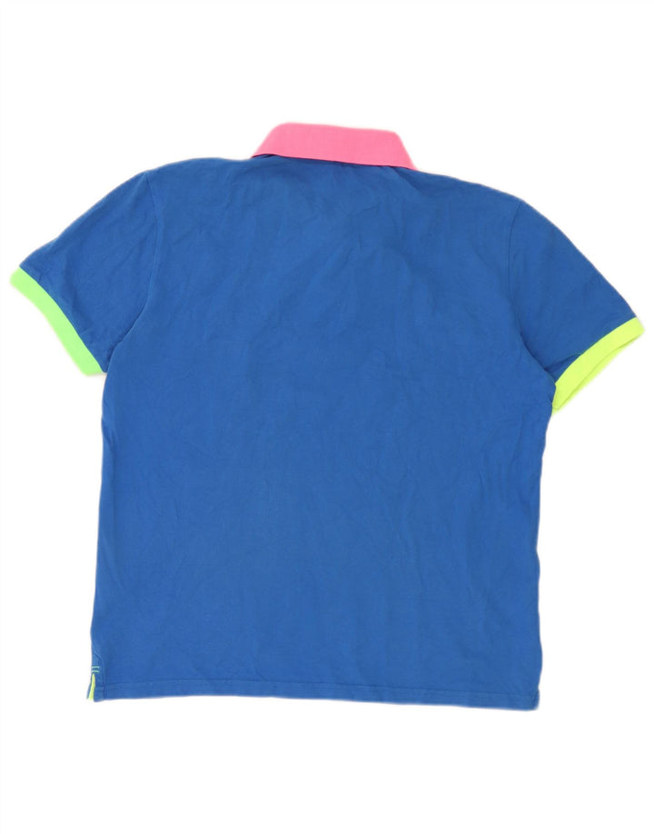 North Sails Herre Regular Fit Polo Shirt Medium Blue Colourblock Bomuld