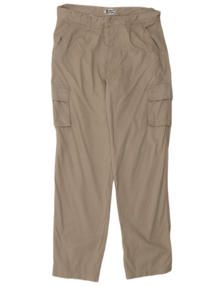 Jacques Lorant Herre Straight Cargo Bukser UK 40 Large W32 L32 Beige