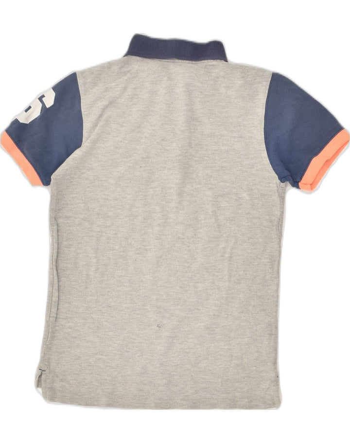 GAP Boys NYC poloshirt 11-12 år Medium Grey Colourblock Bomuld