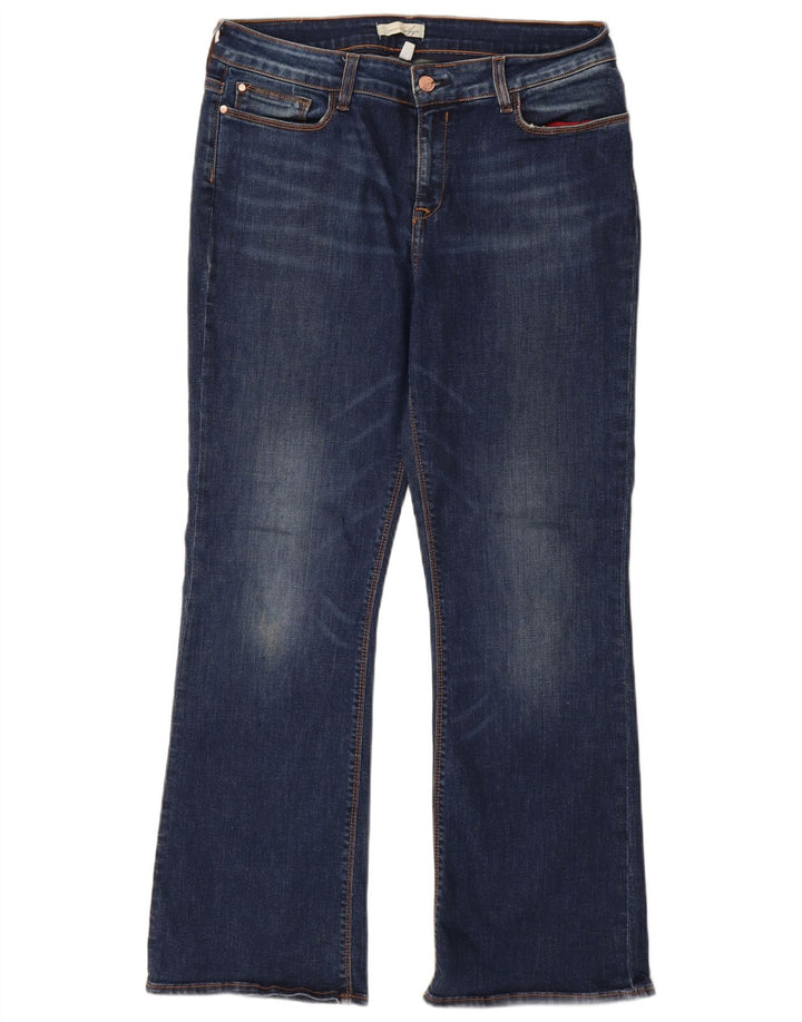 Tommy Hilfiger Dame Bootcut Jeans W32 L30 Marineblå Bomuld