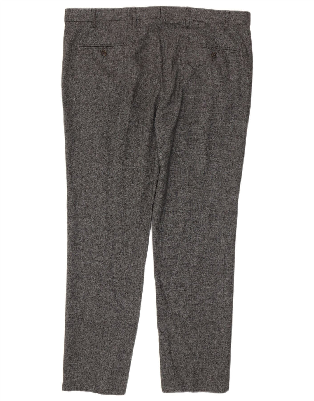 Marks & Spencer Herre Slim Chino Bukser W38 L31 Grå Polyester
