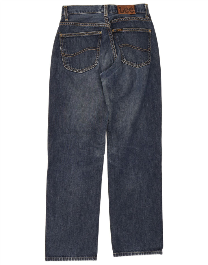 Lee Straight Jeans til mænd W30 L29 Marineblå bomuld