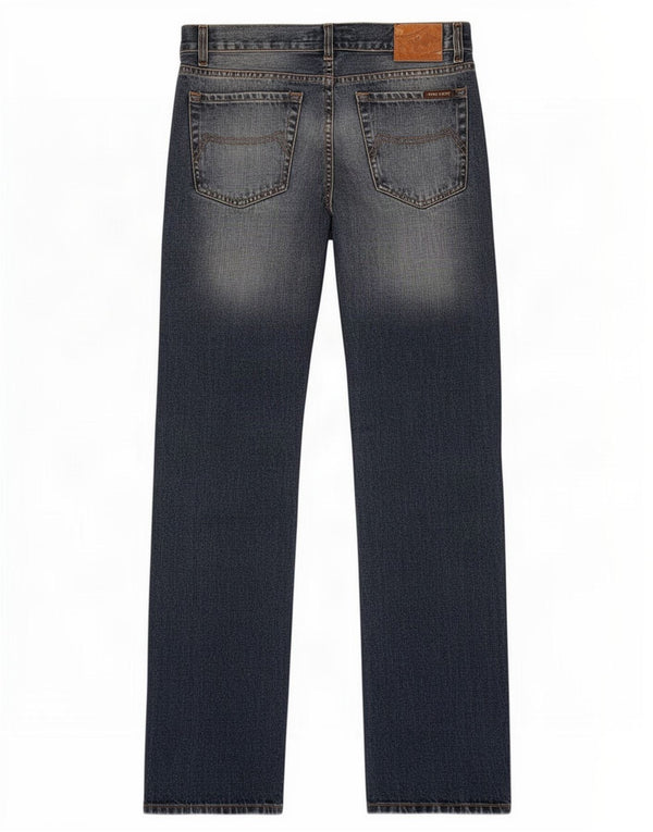Rica Lewis Dame Højtaljede Lige Jeans UK 18 XL W33 L32 Blå