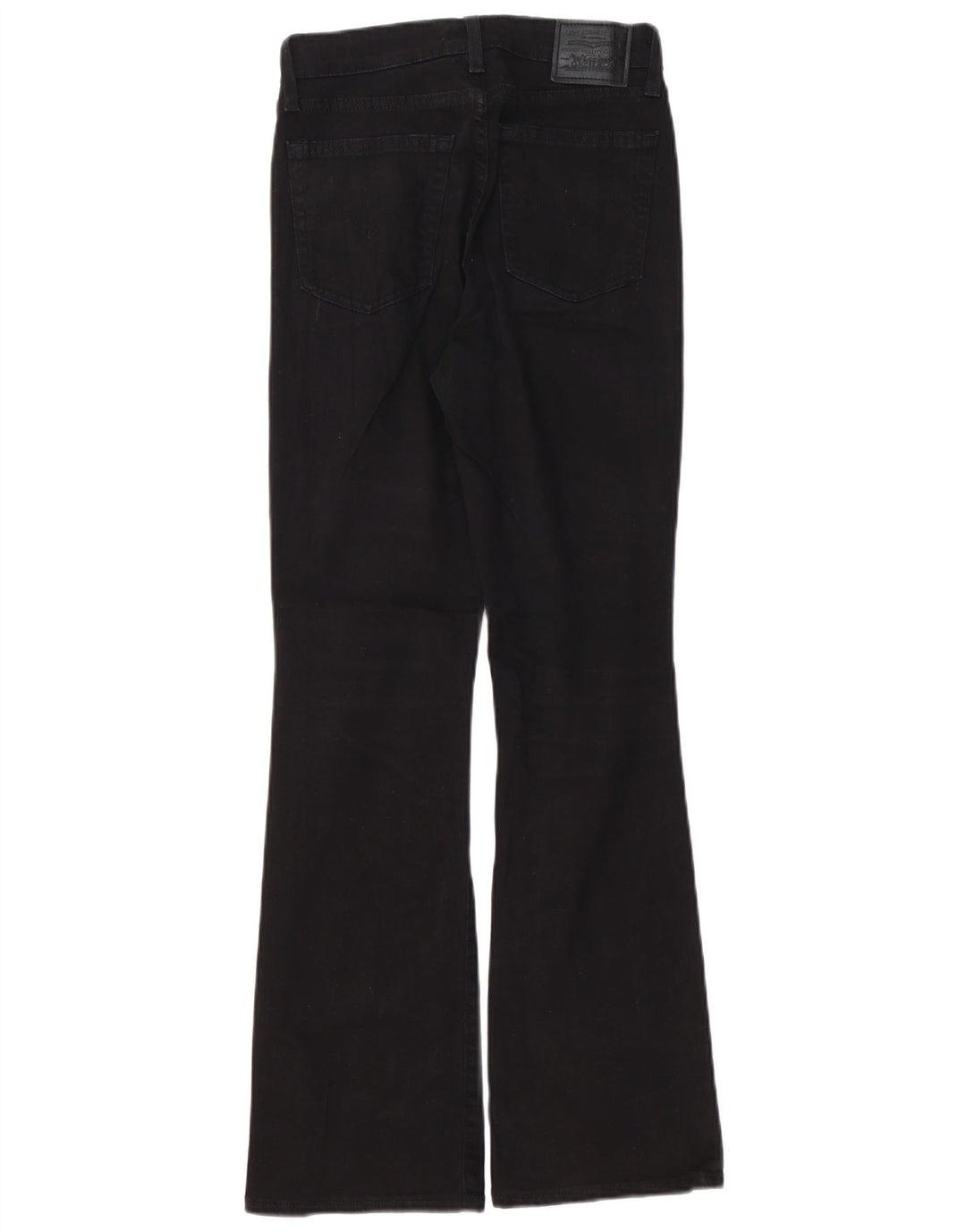 LEVI'S Dame 725 High Rise Bootcut Jeans W27 L30 Sort Bomuld