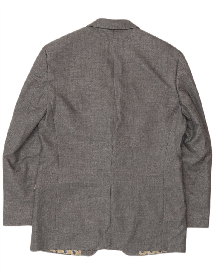Chaps Herre 2-knaps blazerjakke UK 40 Large Grå Polyester