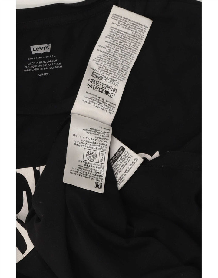 Levi's Herre grafisk T-shirt top lille sort bomuld