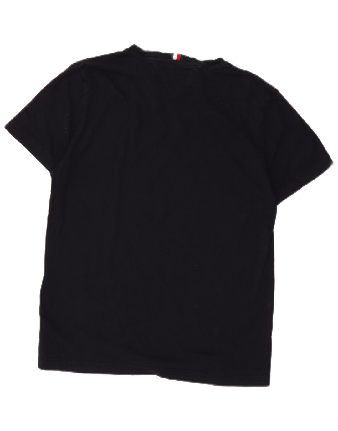 Tommy Hilfiger Herre grafisk T-shirt Top Medium Navyblå Bomuld