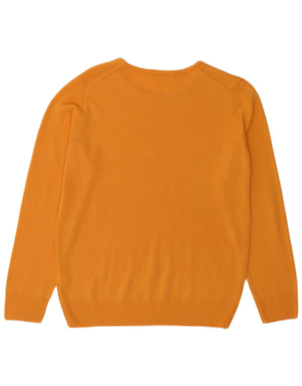 Marks & Spencer Dame sweater med rund hals DK 12 Medium Orange Akryl