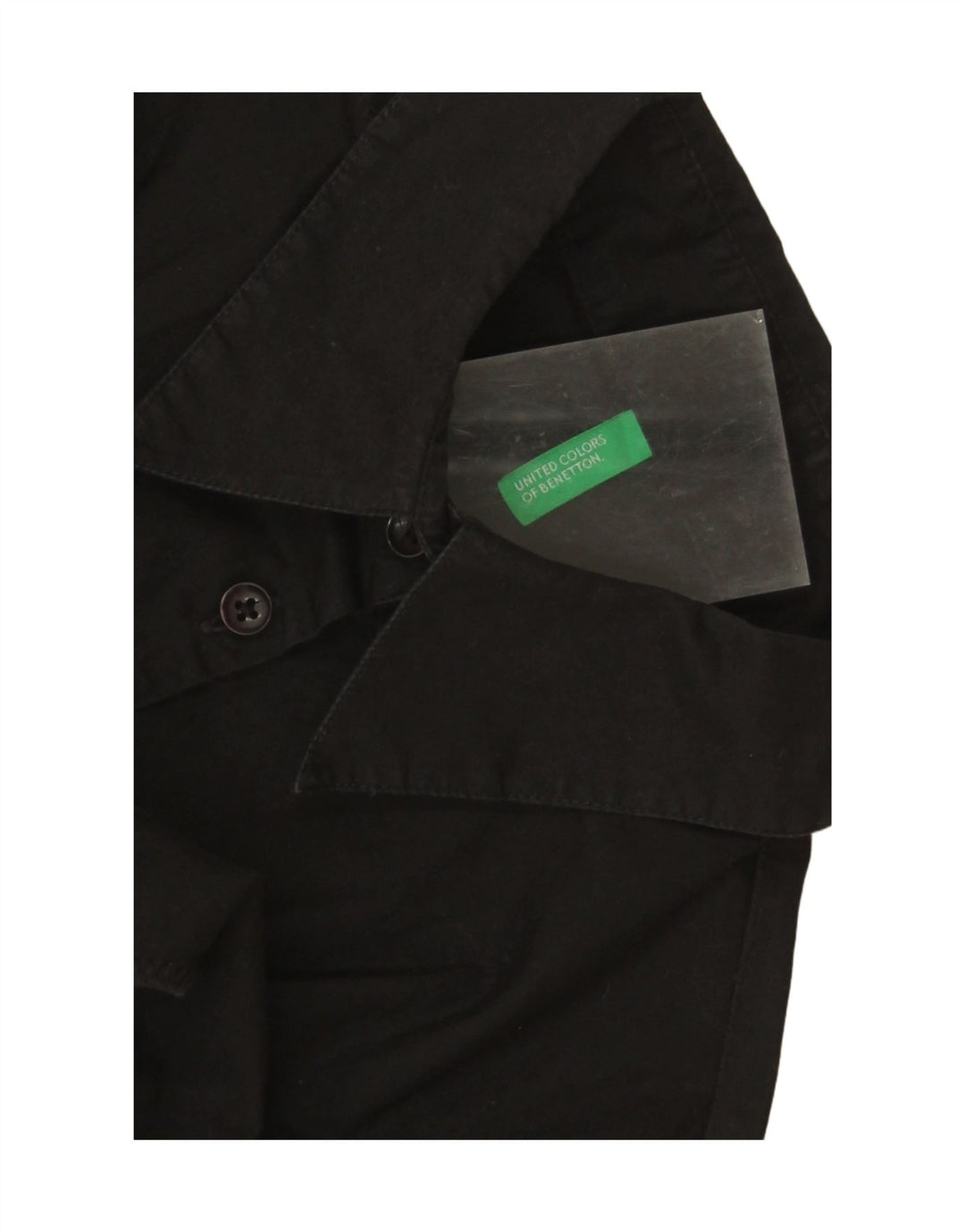 Benetton langærmet skjorte til kvinder Bodysuit UK 12 Medium Sort