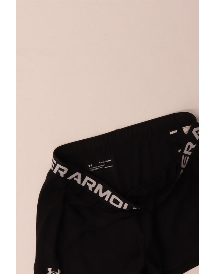UNDER ARMOUR Graphic Sports Shorts til piger 13-14 år XL Sort Polyester