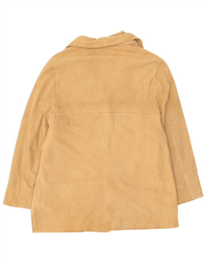 Vintage dame ruskindsjakke IT 44 Medium Beige