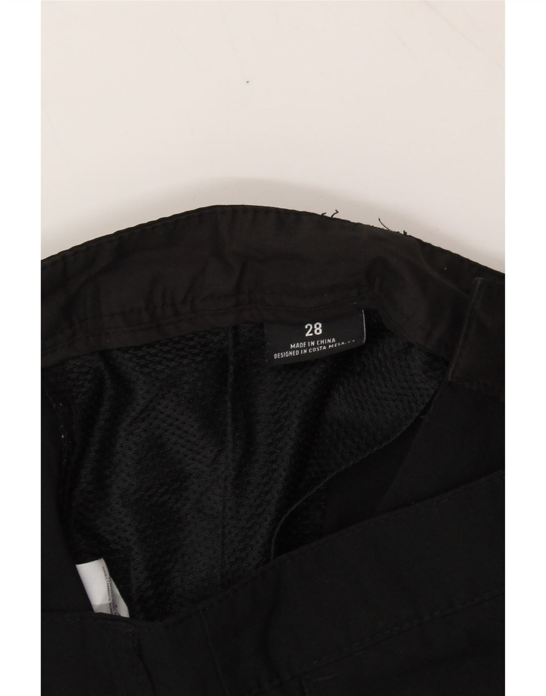 HURLEY Womens Chino Shorts W28 Medium Black Polyester Vintage Hurley and Second-Hand Hurley from Messina Hembry 