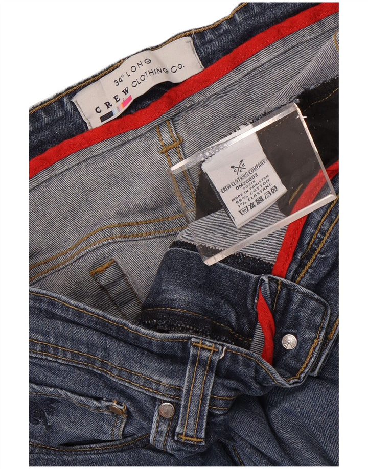Besætningstøj Herre Slim Jeans W34 L34 Blå Bomuld