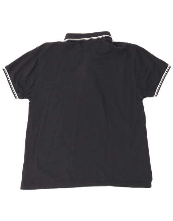 Sergio Tacchini herre poloshirt Medium marineblå bomuld