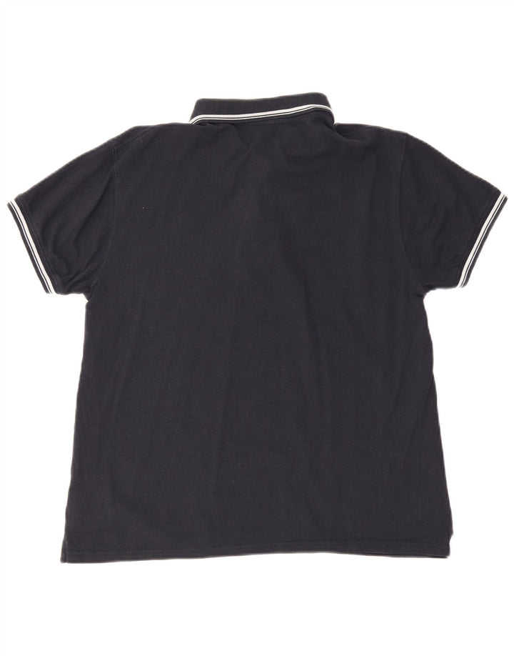 Sergio Tacchini herre poloshirt Medium marineblå bomuld