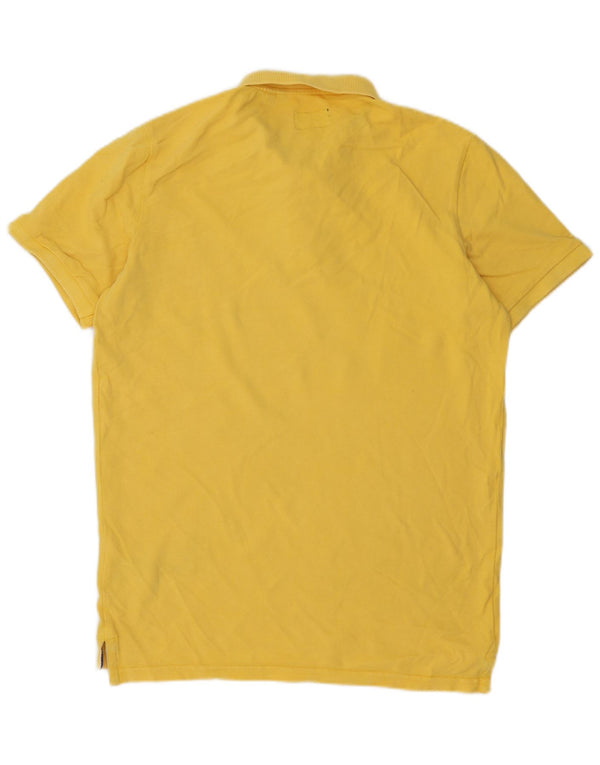 Superdry Poloshirt til mænd Stor gul bomuld