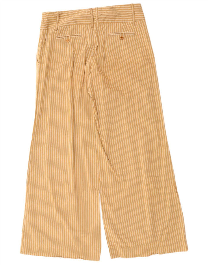 MAX MARA Kvinder Casual Bukser med brede ben US 10 Large W34 L32 Brunstribet