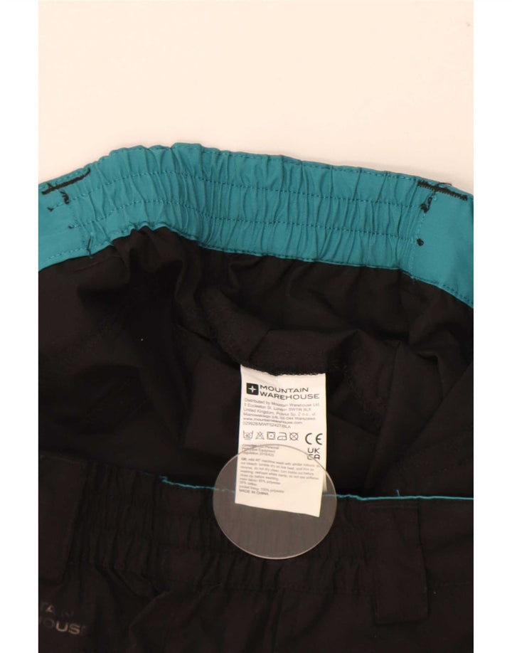 Mountain Warehouse Womens Casual Shorts UK 12 Medium W30 Black Polyester