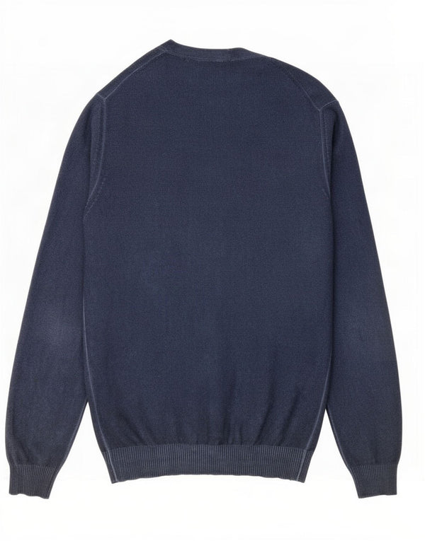 Benetton Herre cardigan sweater Medium Marineblå