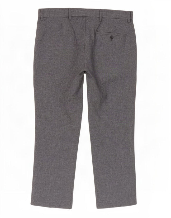 Marks & Spencer Herre Regular Fit Chinobukser W36 L29 Blå Polyester