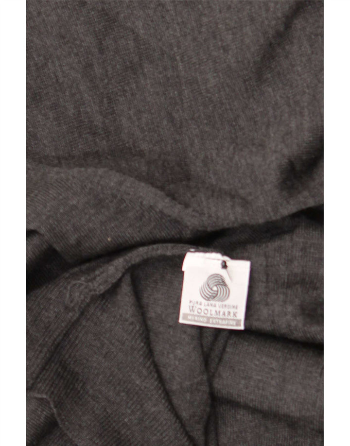Bramante Mens Roll Neck Jumper Sweater XL Grey Virgin Wool