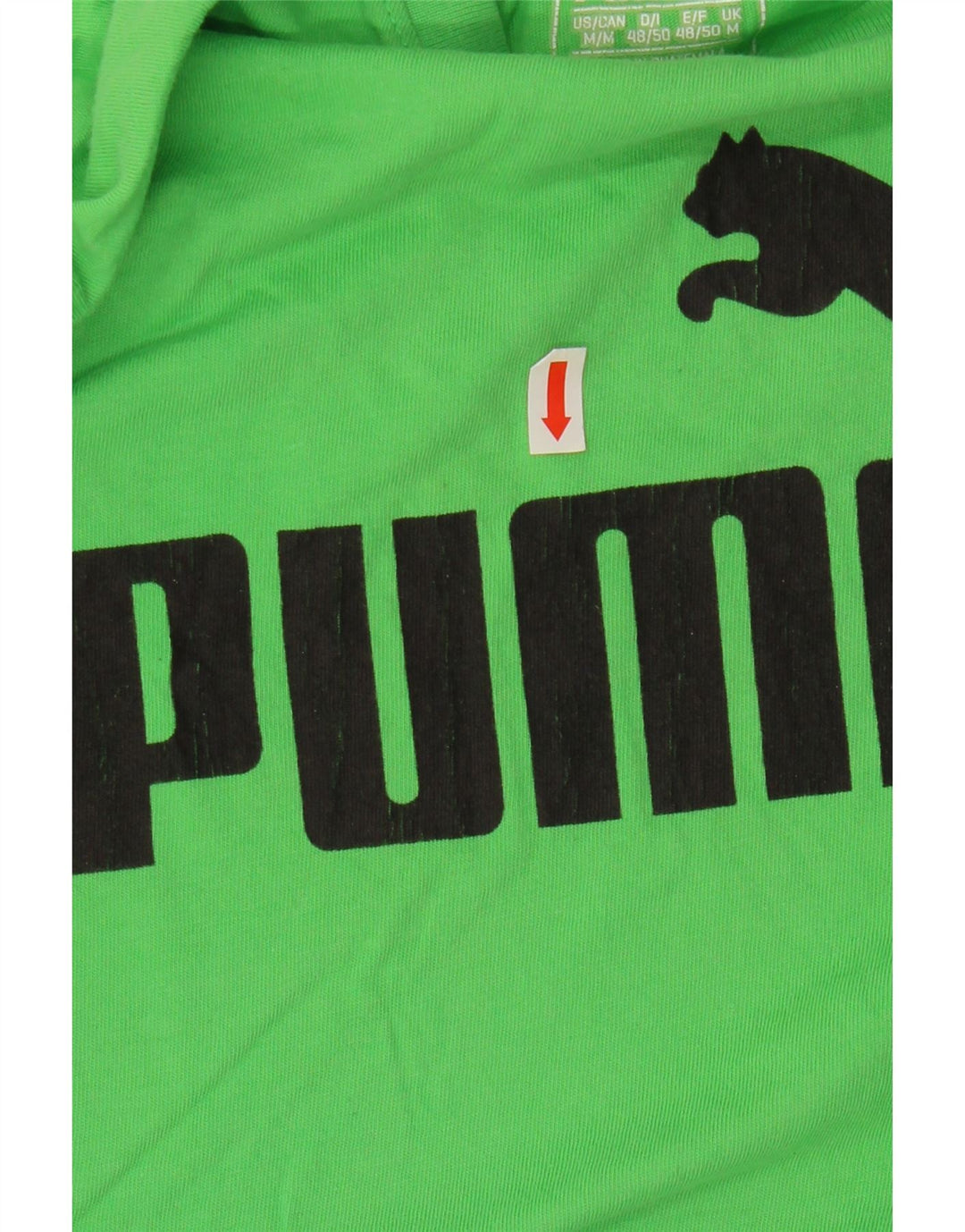 Puma Herre Grafisk T-Shirt Top Medium Grøn