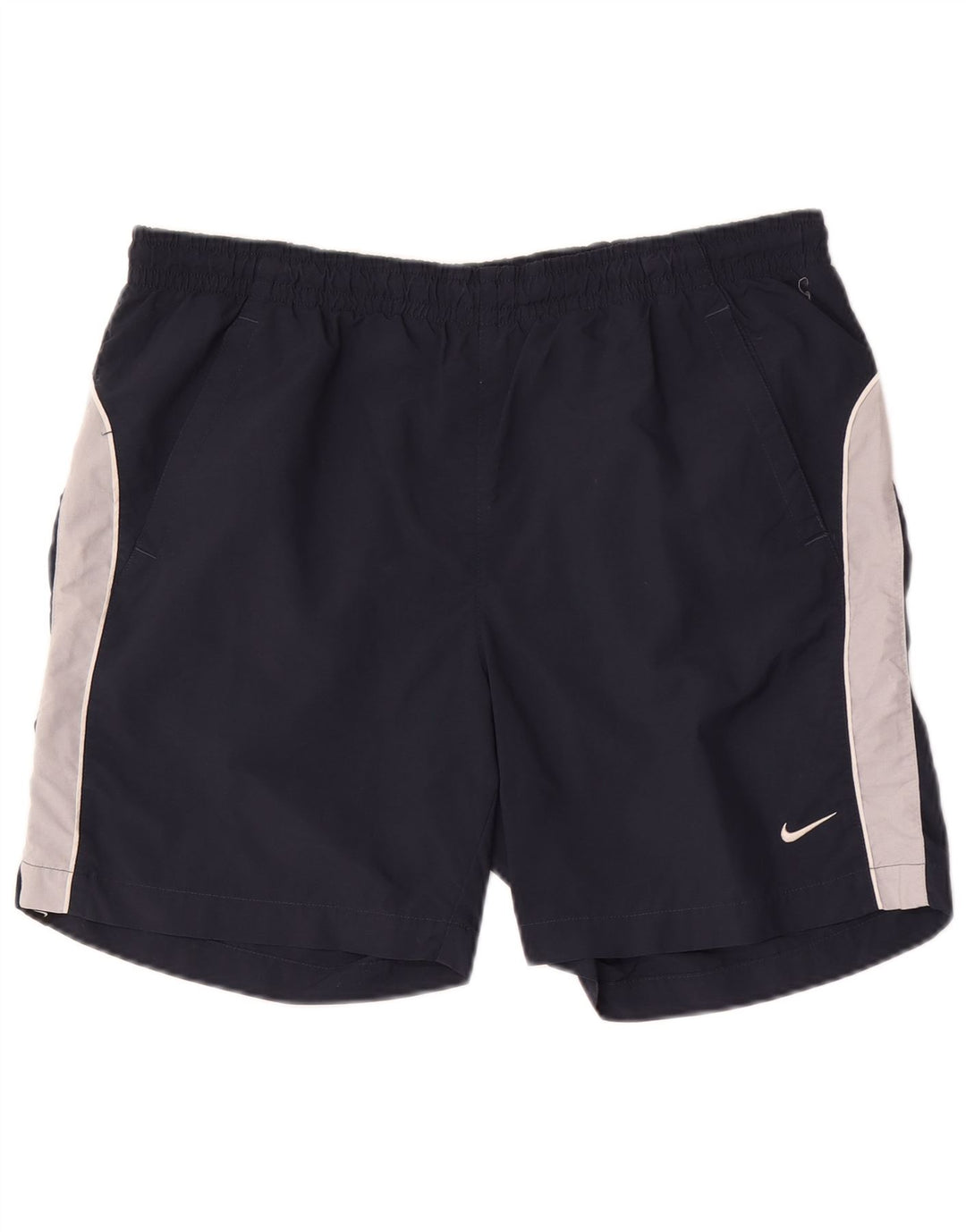 Nike Badeshorts til mænd Large Navy Blue Colourblock Nylon
