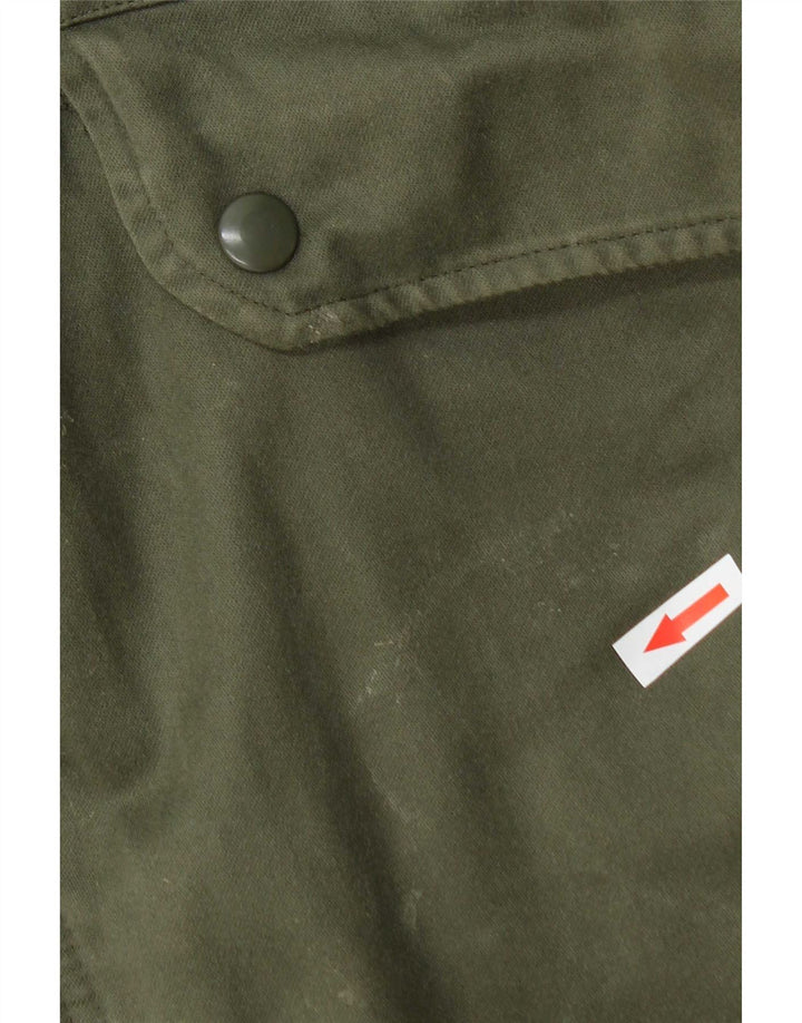 Vintage Herre Hooded Parka Jacket UK 40 Large Green