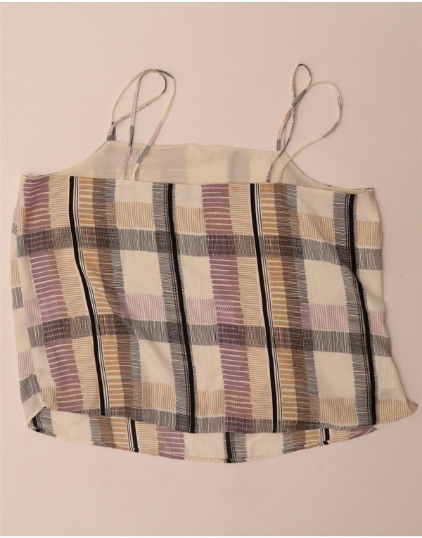 Marks & Spencer Dame Crop Cami Top UK 22 3XL Beige ternet polyester