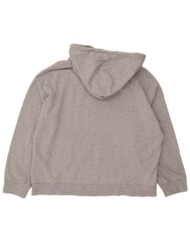 LEVI'S Mens Graphic Hoodie Jumper Large Grey Cotton