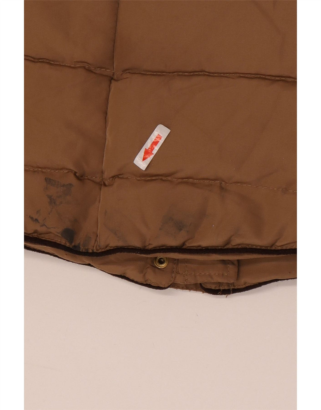 Zara hættejakke til kvinder UK 14 Stor brun polyester