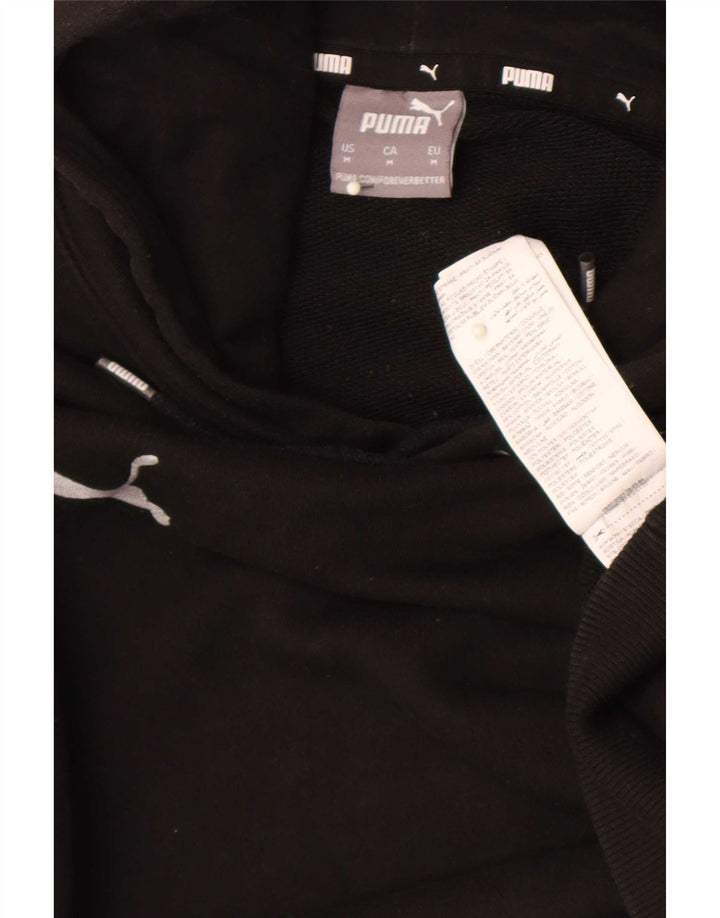 Puma Herre hættetrøje Jumper Medium Sort Bomuld