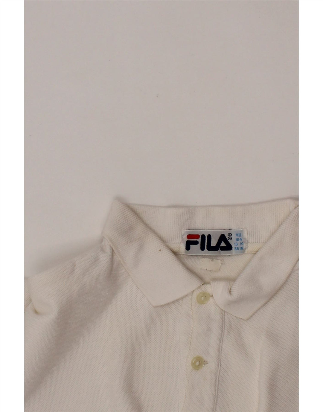 FILA drenge poloshirt 13-14 år hvid