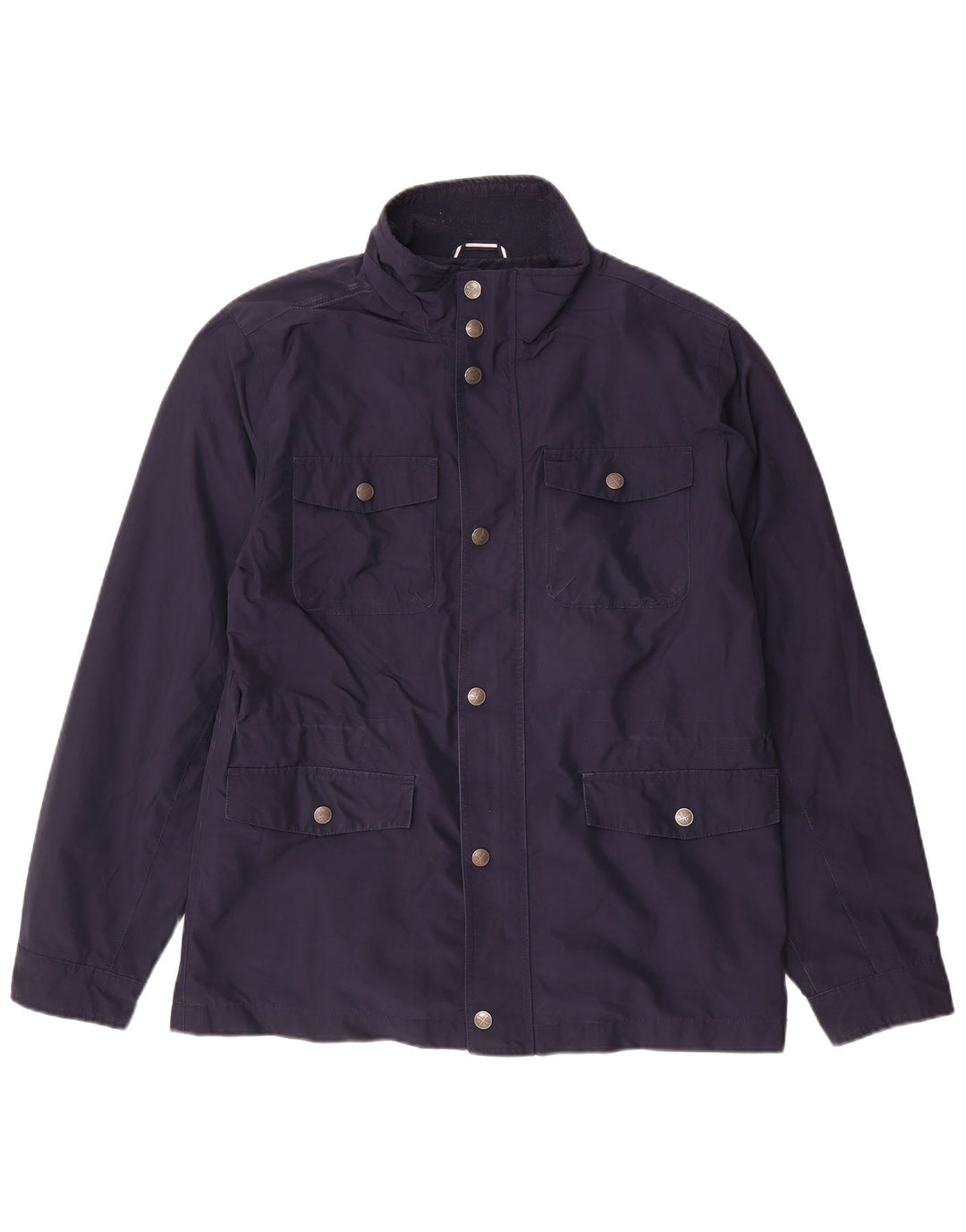 Crew Clothing Herre Utility Jacket UK 38 Medium Navy Blue Polyester