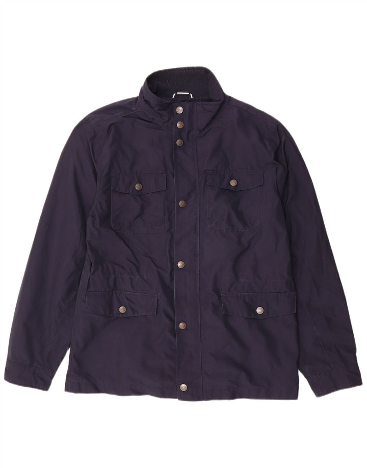 Crew Clothing Herre Utility Jacket UK 38 Medium Navy Blue Polyester