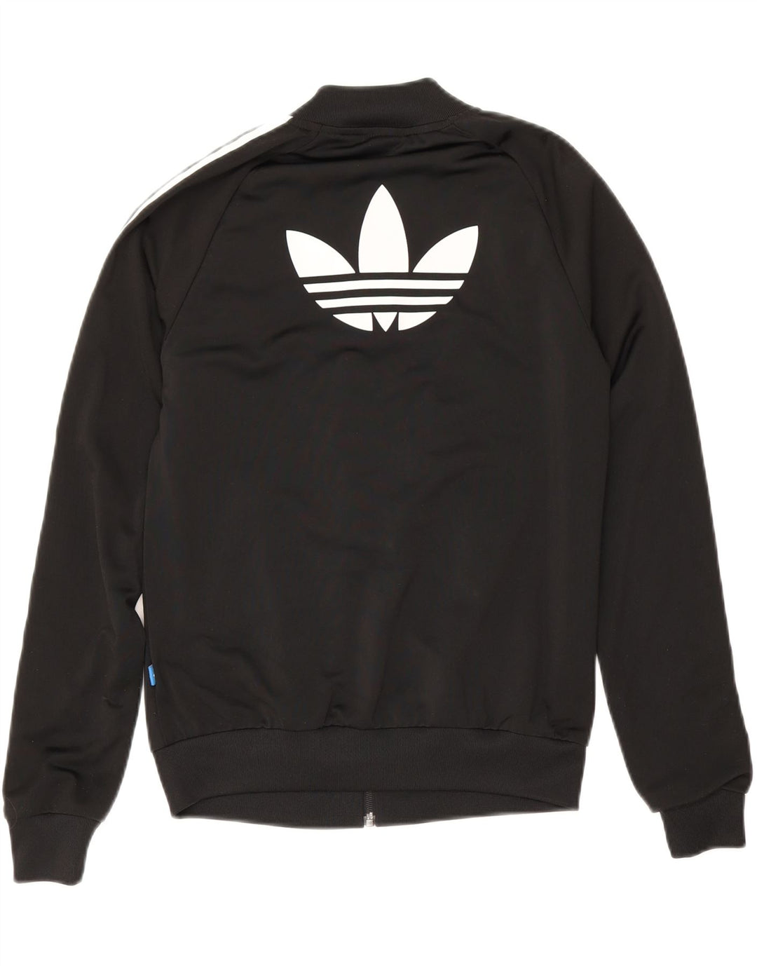 Adidas Dame Grafisk Træningsdragt Topjakke UK 6 XS Sort Polyester