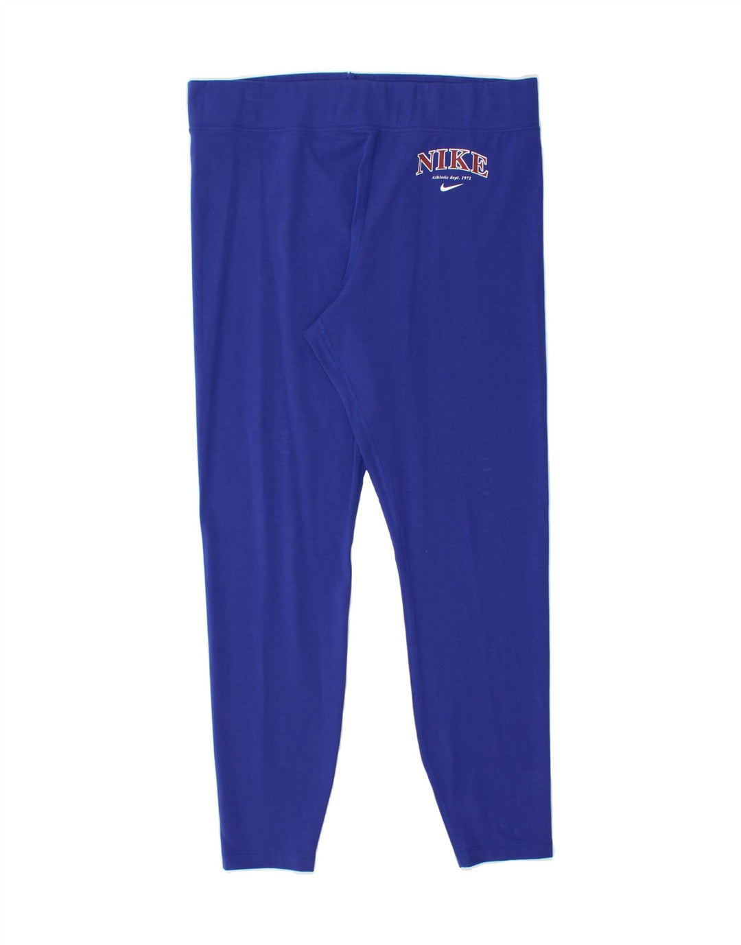 NIKE Womens Athletic Dept Leggings UK 18 XL  Blue Cotton Vintage Nike and Second-Hand Nike from Messina Hembry 