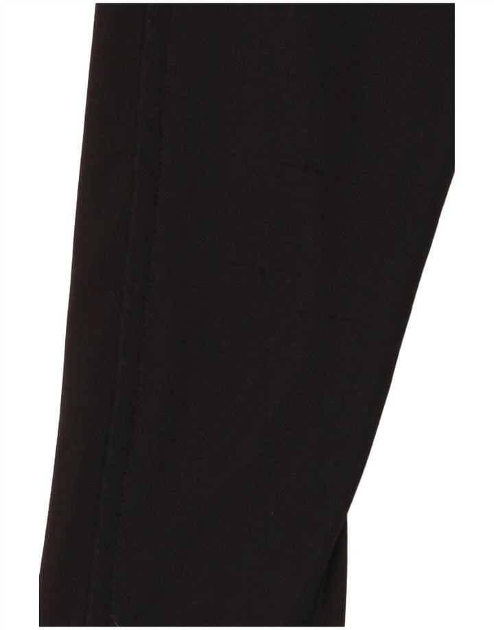 Adidas træningsbukser til kvinder UK 4/6 XS sort stribet polyester