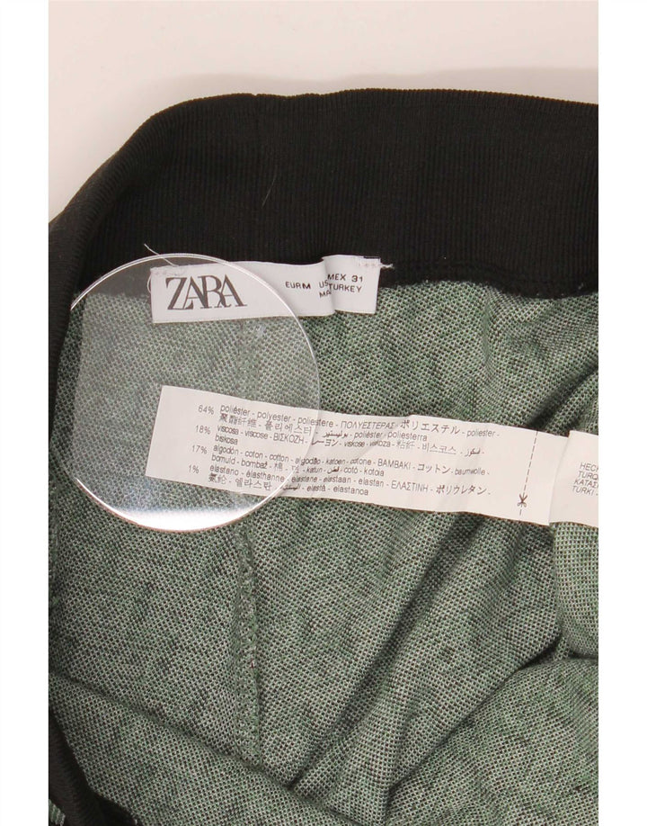 Zara Træningsdragt til mænd Joggers Medium Grøn Geometrisk Polyester