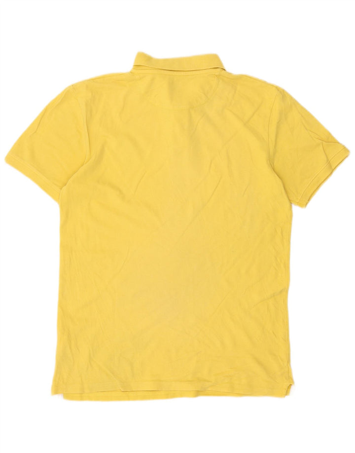 Timberland Herre Slim Fit Polo Shirt Medium Gul Bomuld