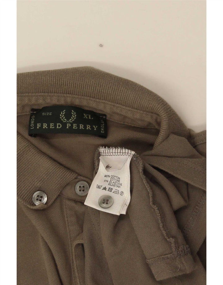 Fred Perry herre poloshirt XL grå bomuld