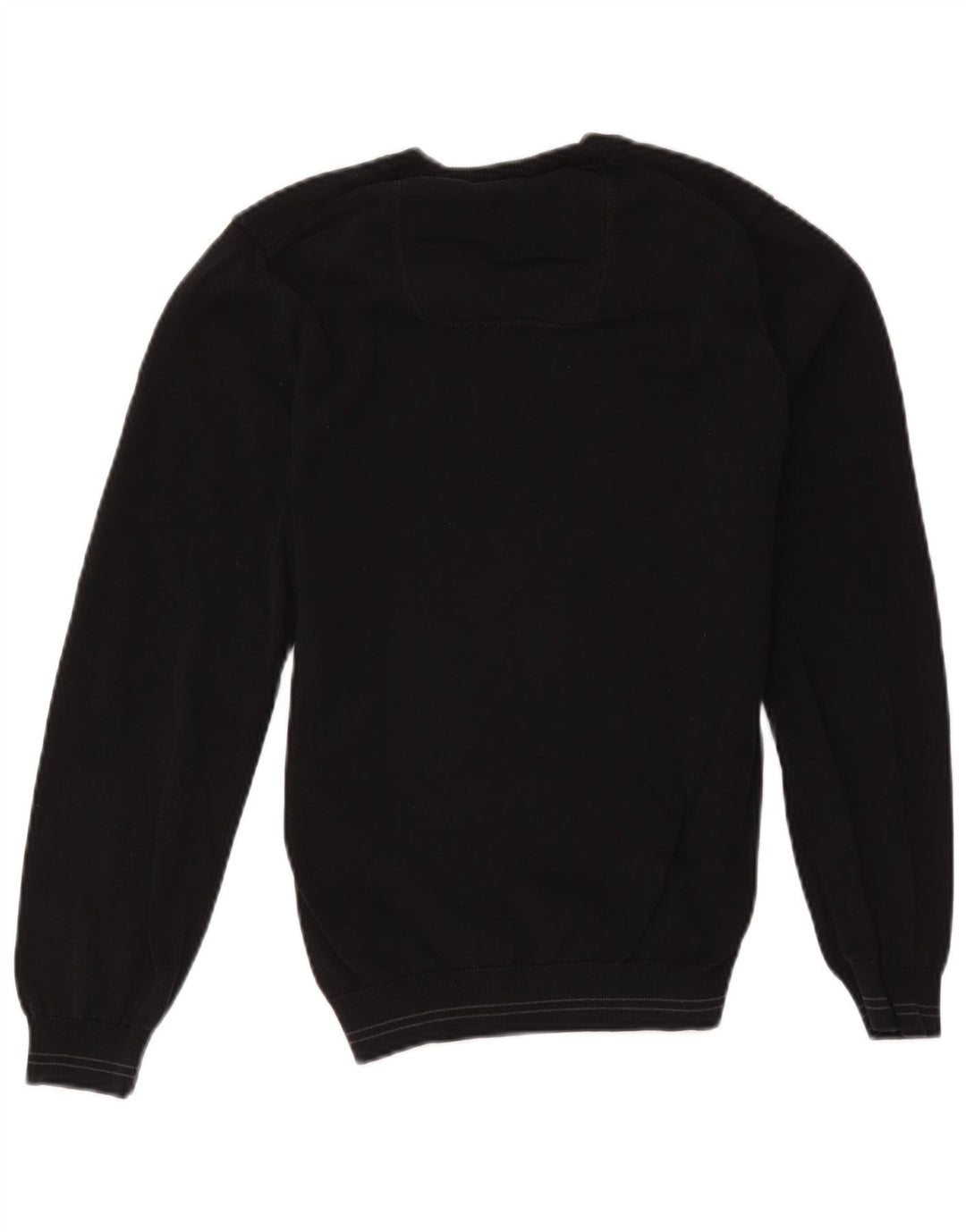Hugo Boss Herre V-hals sweater lille sort bomuld