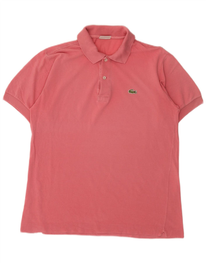 Lacoste herre poloshirt størrelse 4 Medium Pink bomuld
