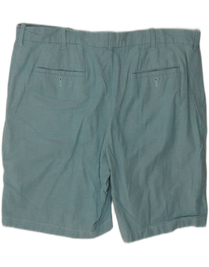 IZOD Chino Shorts til mænd W42 2XL Blå Bomuld