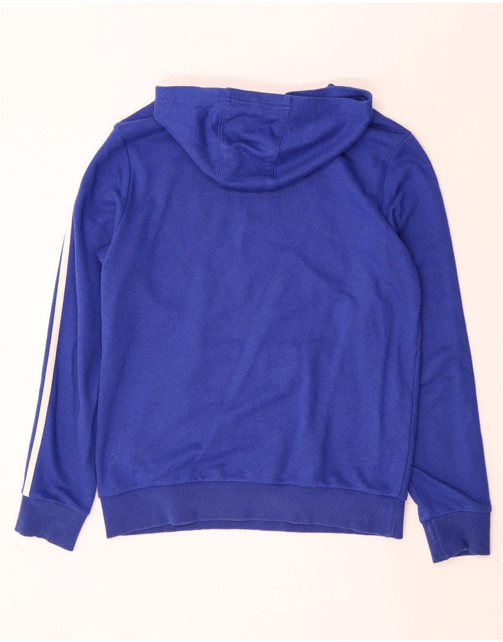 ADIDAS Grafisk hættetrøje til drenge 13-14 år Blå bomuld