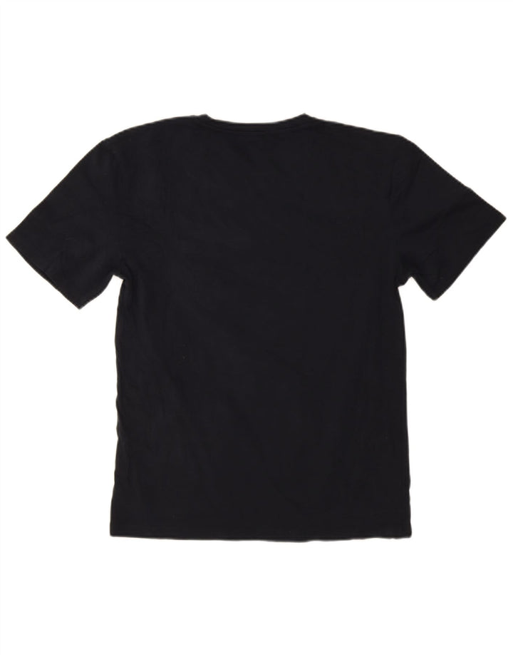 Zara Herre T-Shirt Top Stor Marineblå