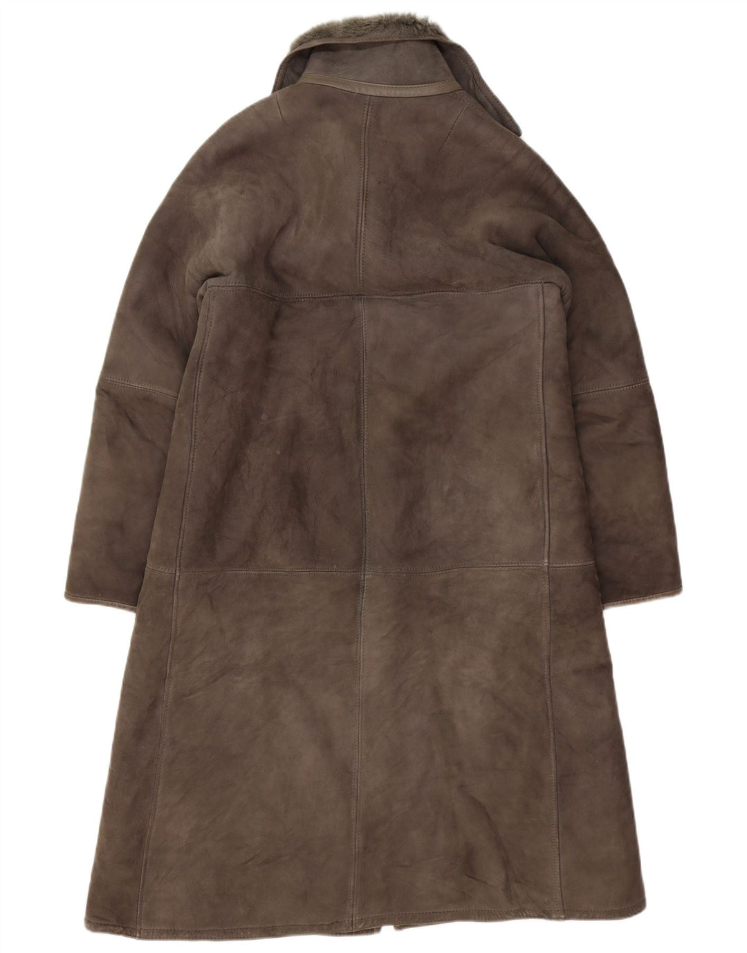 Vintage Dame Shearling Coat IT 42 Medium Grey Shearling