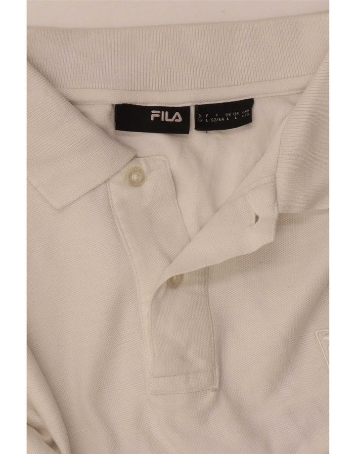 Fila Herre poloskjorte Stor Hvid